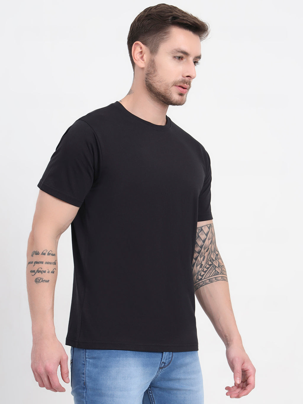 Supima Crew - Jet Black