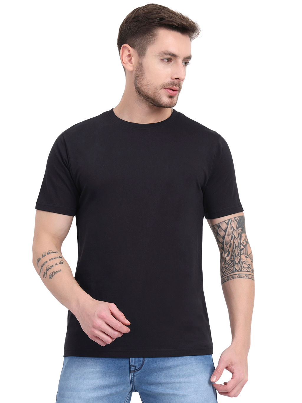 Supima Crew - Jet Black