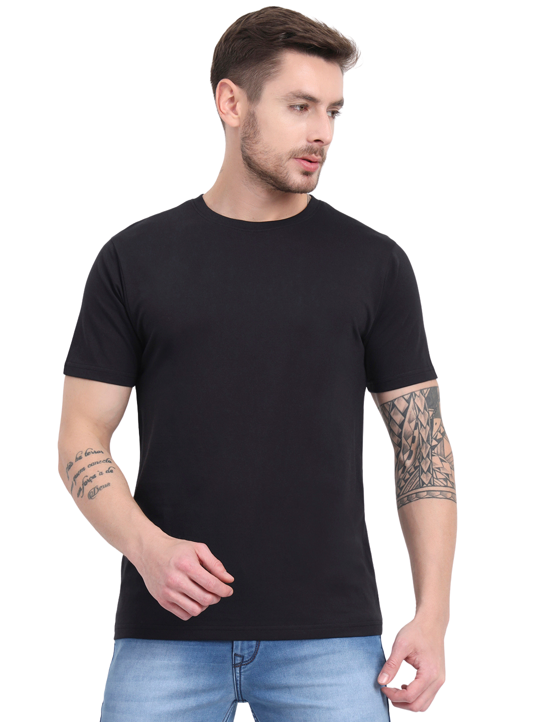 Supima Crew - Jet Black