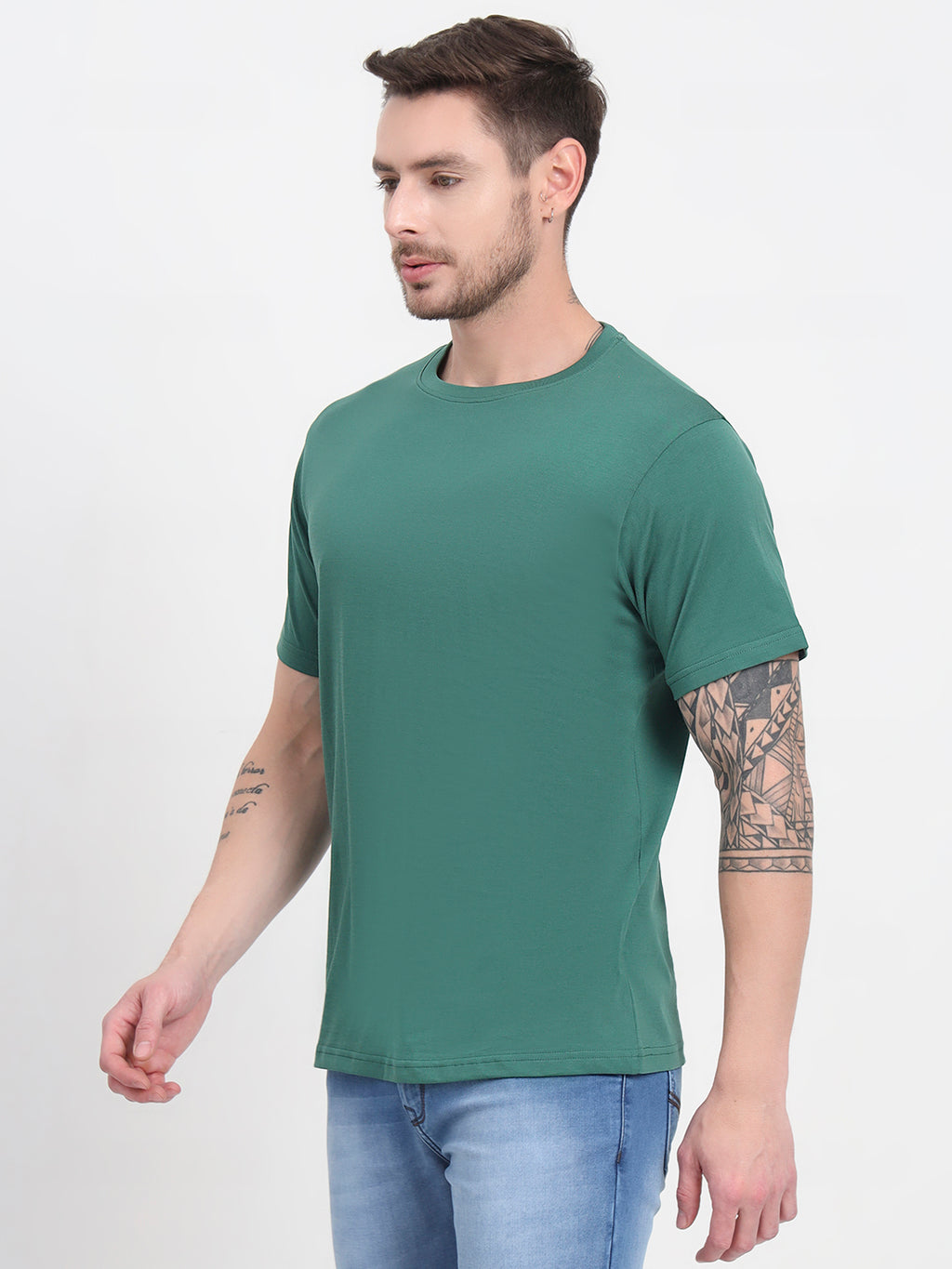 Supima Crew - Hunter Green