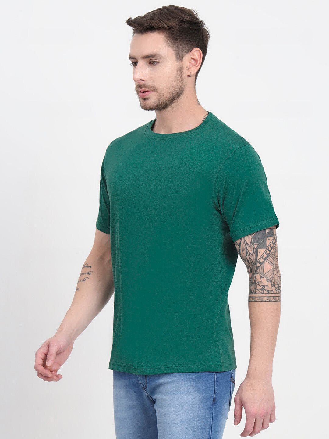 Supima Crew - Hunter Green