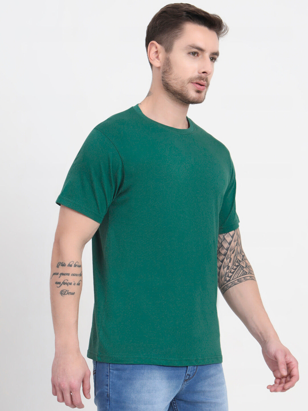 Supima Crew - Hunter Green