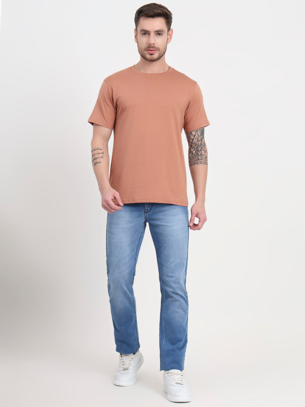 Supima Crew - Mocha Mousse