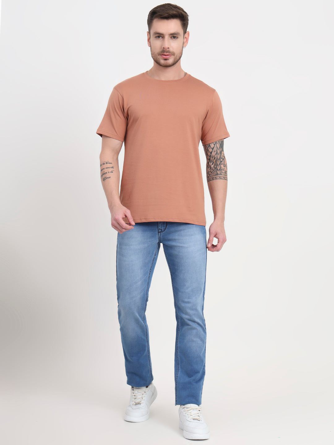 Supima Crew - Mocha Mousse