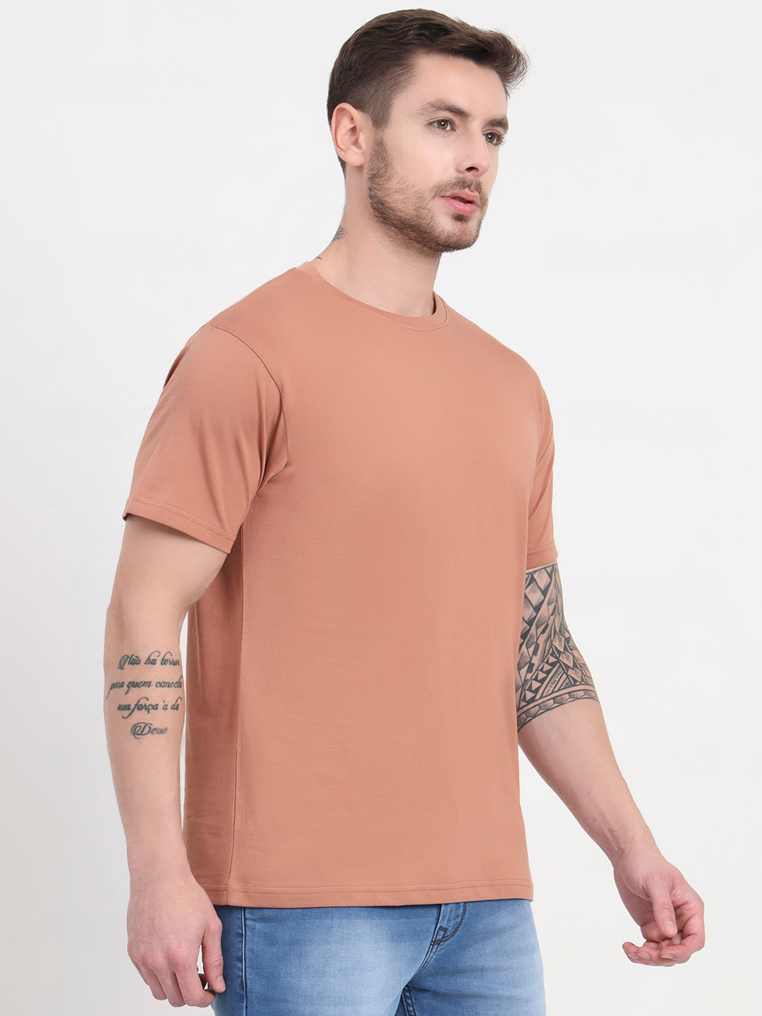 Supima Crew - Mocha Mousse